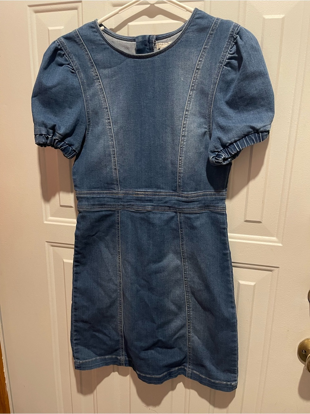 Habitual Kids Denim Dress Girls Size 16 Used In Great Condition